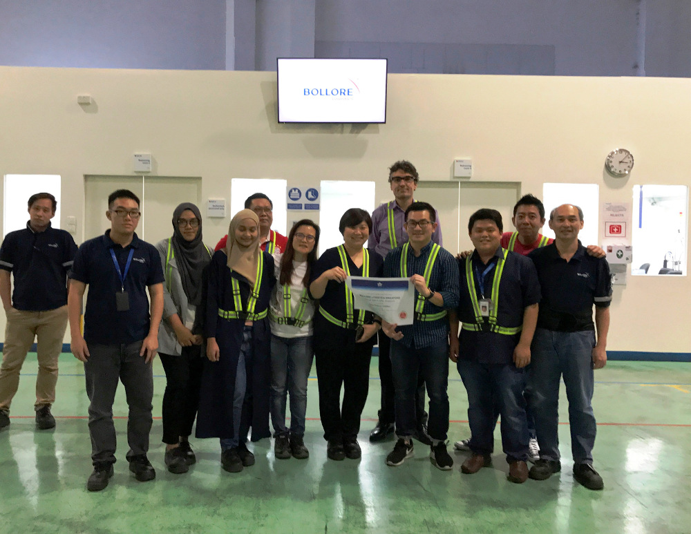 First CEIV Pharma Certification in Singapore for Bolloré Logistics